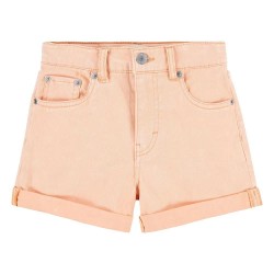 Къси панталони Levi´s ® Twill Mini Mom Roll Cuff shorts - Orange (Coral Sands) къси,панталони,детски,панталони,levi´s,®,twill,mini,mom,roll,cuff,shorts,orange,(coral,sands)