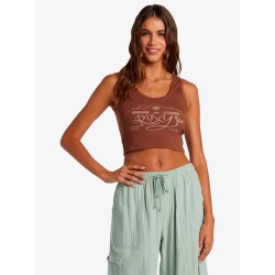тениска,дамски,тениски,roxy,vintage,lace,sleeveless,t,shirt,brown,(root,beer)