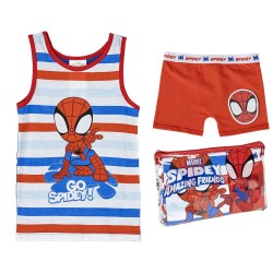 Пижама Spiderman Spidey sleeveless pyjama - Multicolor (Red) пижама,детски,пижами,spiderman,spidey,sleeveless,pyjama,multicolor,(red)
