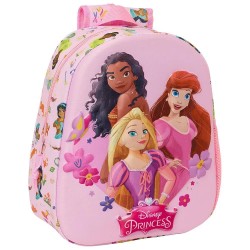 раница,раници,safta,622464890,3d,princesas,disney,8.64l,22x39x10,cm,backpack,multicolor,(pink)