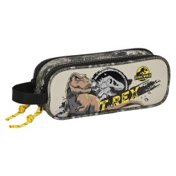 канцеларски,принадлежности,safta,double,jurassic,world,warning,pencil,case,golden,(multicolor)
