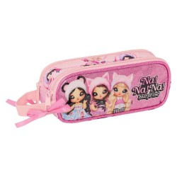 канцеларски,принадлежности,safta,double,nanana,fabulous,pencil,case,pink,(multicolor)