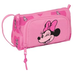 канцеларски,принадлежности,safta,filling,pocket,minnie,mouse,loving,pencil,case,pink,(multicolor)