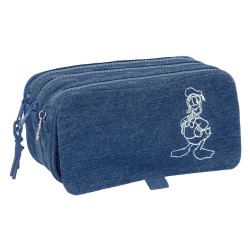 канцеларски,принадлежности,safta,large,triple,donald,denim,pencil,case,blue,(multicolor)