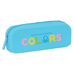 канцеларски,принадлежности,safta,silicone,square,benetton,pencil,case,spring,(blue)