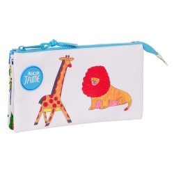 канцеларски,принадлежности,safta,triple,algo,de,jaime,pencil,case,multicolor,(multicolor)