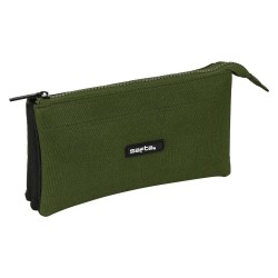 канцеларски,принадлежности,safta,triple,dark,forest,pencil,case,green,(multicolor)