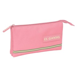 канцеларски,принадлежности,safta,triple,el,ganso,basics,pencil,case,marsala,(pink)