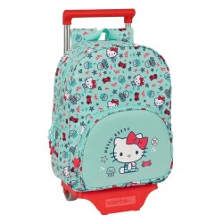 Раница Safta Hello Kitty With Trolley Wheels Sea Lovers backpack - Green (Multicolor) раница,раници,safta,hello,kitty,with,trolley,wheels,sea,lovers,backpack,green,(multicolor)