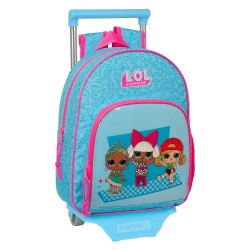 раница,раници,safta,lol,surprise,divas,wheeled,backpack,multicolor,(blue)