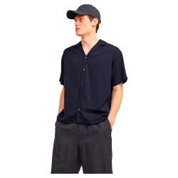 риза,с,къс,ръкав,мъжки,ризи,jack,&,jones,aaron,tencel,resort,short,sleeve,shirt,blue