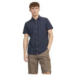 риза,с,къс,ръкав,мъжки,ризи,jack,&,jones,abel,short,sleeve,shirt,navy,blazer,(blue)