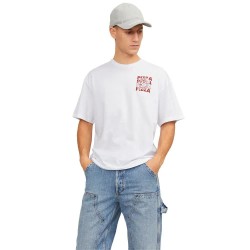 тениска,мъжки,тениски,jack,&,jones,giannis,short,sleeve,t,shirt,white,(white)
