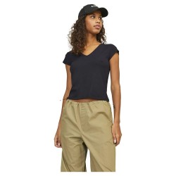тениска,дамски,тениски,jack,&,jones,hayden,str,jjxx,short,sleeve,v,neck,t,shirt,black,(black)