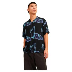 риза,с,къс,ръкав,мъжки,ризи,jack,&,jones,jeff,aop,resort,short,sleeve,shirt,black,aop,butterfly,aop,(multicolor)