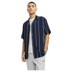 риза,с,къс,ръкав,мъжки,ризи,jack,&,jones,jeff,aop,resort,short,sleeve,shirt,navy,blazer,stripes,stripe,(blue)