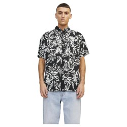 риза,с,къс,ръкав,мъжки,ризи,jack,&,jones,lafayette,aop,short,sleeve,shirt,multicolor,(black)