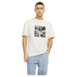 тениска,мъжки,тениски,jack,&,jones,lafayette,branding,short,sleeve,t,shirt,buttercream,(beige)