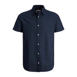 риза,с,къс,ръкав,мъжки,ризи,jack,&,jones,linen,short,sleeve,shirt,navy,blazer,(blue)