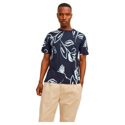 тениска,мъжки,тениски,jack,&,jones,palma,aop,short,sleeve,t,shirt,navy,blazer,(blue)