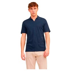 сако,мъжки,блузи,с,яка,jack,&,jones,summer,linen,short,sleeve,polo,blue,(navy,blazer)