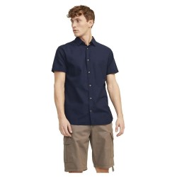 риза,с,къс,ръкав,мъжки,ризи,jack,&,jones,summer,linen,short,sleeve,shirt,blue,(navy,blazer)