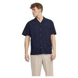 риза,с,къс,ръкав,мъжки,ризи,jack,&,jones,summer,resort,linen,short,sleeve,shirt,blue,(navy,blazer)