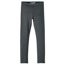 Name it Davina Solid SWE leggings - Grey (Dark Grey Melange) детски,клинове,name,it,davina,solid,swe,leggings,grey,(dark,grey,melange)
