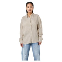 риза,с,дълъг,ръкав,дамски,блузи,дамски,ризи,noisy,may,leilani,loose,fit,long,sleeve,shirt,beige
