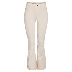 дънки,дамски,панталони,noisy,may,sallie,flare,fit,high,waist,jeans,beige,(oatmeal)