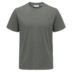 Тениска Only & sons Max short sleeve T-shirt - Grey (Castor Gray) тениска,мъжки,тениски,дамски,тениски,only,&,sons,max,short,sleeve,t,shirt,grey,(castor,gray)