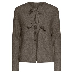 жилетка,дамски,пуловери,дамски,плетени,дрехи,pieces,silly,cardigan,brown,(morel)