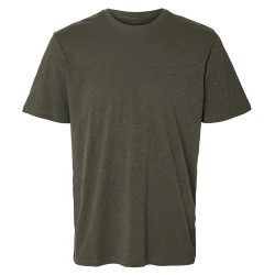 тениска,мъжки,тениски,selected,aspen,slub,short,sleeve,t,shirt,green,(forest,night)