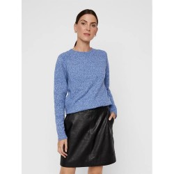 блуза,дамски,пуловери,дамски,плетени,дрехи,vero,moda,doffy,10238870,sweater,blue,(sodalite,blue,detail,melange)