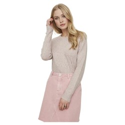 блуза,дамски,пуловери,дамски,плетени,дрехи,vero,moda,doffy,10238870,sweater,woodrose,detail,melange,(pink)