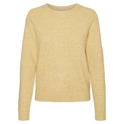 блуза,дамски,пуловери,дамски,плетени,дрехи,vero,moda,doffy,sweater,golden,spice,detail,melange,(beige)
