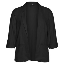 сако,дамски,сака,vero,moda,curve,jesmilo,3,4,blazer,black,(black)