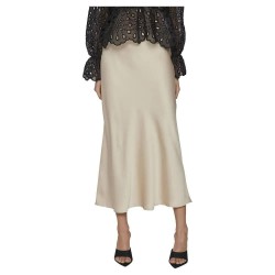 пола,дамски,поли,и,рокли,vila,ellette,midi,skirt,cement,(beige)