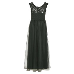 рокля,дамски,поли,и,рокли,vila,lynnea,sleeveless,long,dress,green,(scarab,detail,elastic)