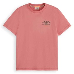 тениска,дамски,тениски,scotch,&,soda,chest,artwork,short,sleeve,t,shirt,pink,(peachy)