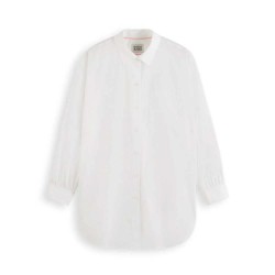 риза,с,дълъг,ръкав,дамски,блузи,дамски,ризи,scotch,&,soda,extra,oversized,long,sleeve,shirt,white
