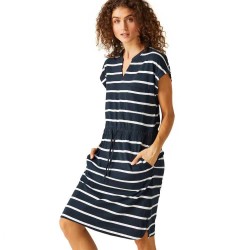 рокля,дамски,поли,и,рокли,regatta,bayletta,short,sleeve,short,dress,multicolor,(navy,white,stripe)