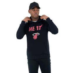 суичър,мъжки,пуловери,new,era,nba,regular,miami,heat,hoodie,black