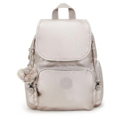 раница,раници,kipling,city,zip,mini,9l,backpack,metallic,glow,(beige)