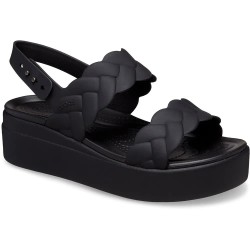 сандали,дамски,сандали,и,чехли,crocs,brooklyn,woven,upper,lw,sandals,black
