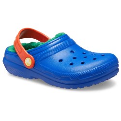 детски,сандали,и,чехли,crocs,classic,lined,clogs,blue,bolt,multi,(blue)
