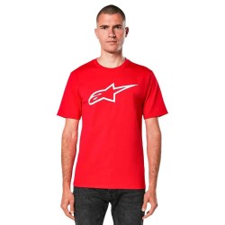 тениска,мъжки,тениски,alpinestars,ageless,2.0,short,sleeve,t,shirt,red,white,(red)
