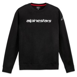 блуза,мъжки,пуловери,alpinestars,linear,v3,sweatshirt,black,(black,white)