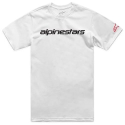 тениска,мъжки,тениски,alpinestars,linear,wordmark,2.0,short,sleeve,t,shirt,white,red,black,(white)