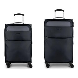 Gabol Cloud Soft Spinner 61/91L trolley bag 2 units - Black (Black) куфари,gabol,cloud,soft,spinner,61,91l,trolley,bag,2,units,black,(black)